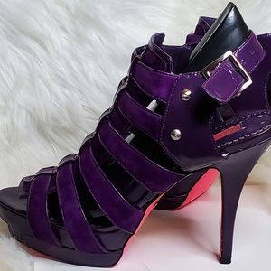 Betsey Johnson Purple Platform Heels